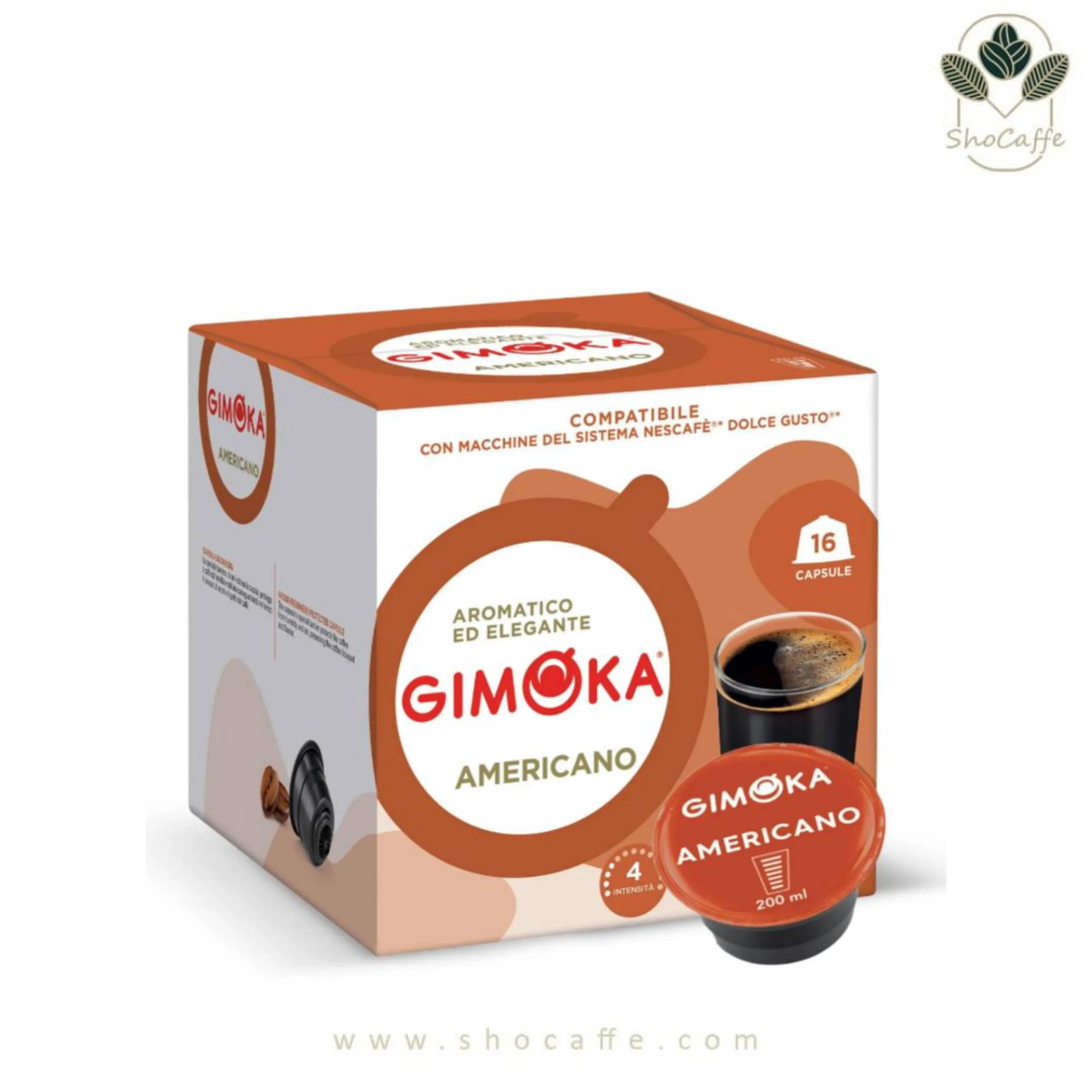 کپسول قهوه دولچه گوستو جیموکا مدل آمریکانو Gimoka Americano